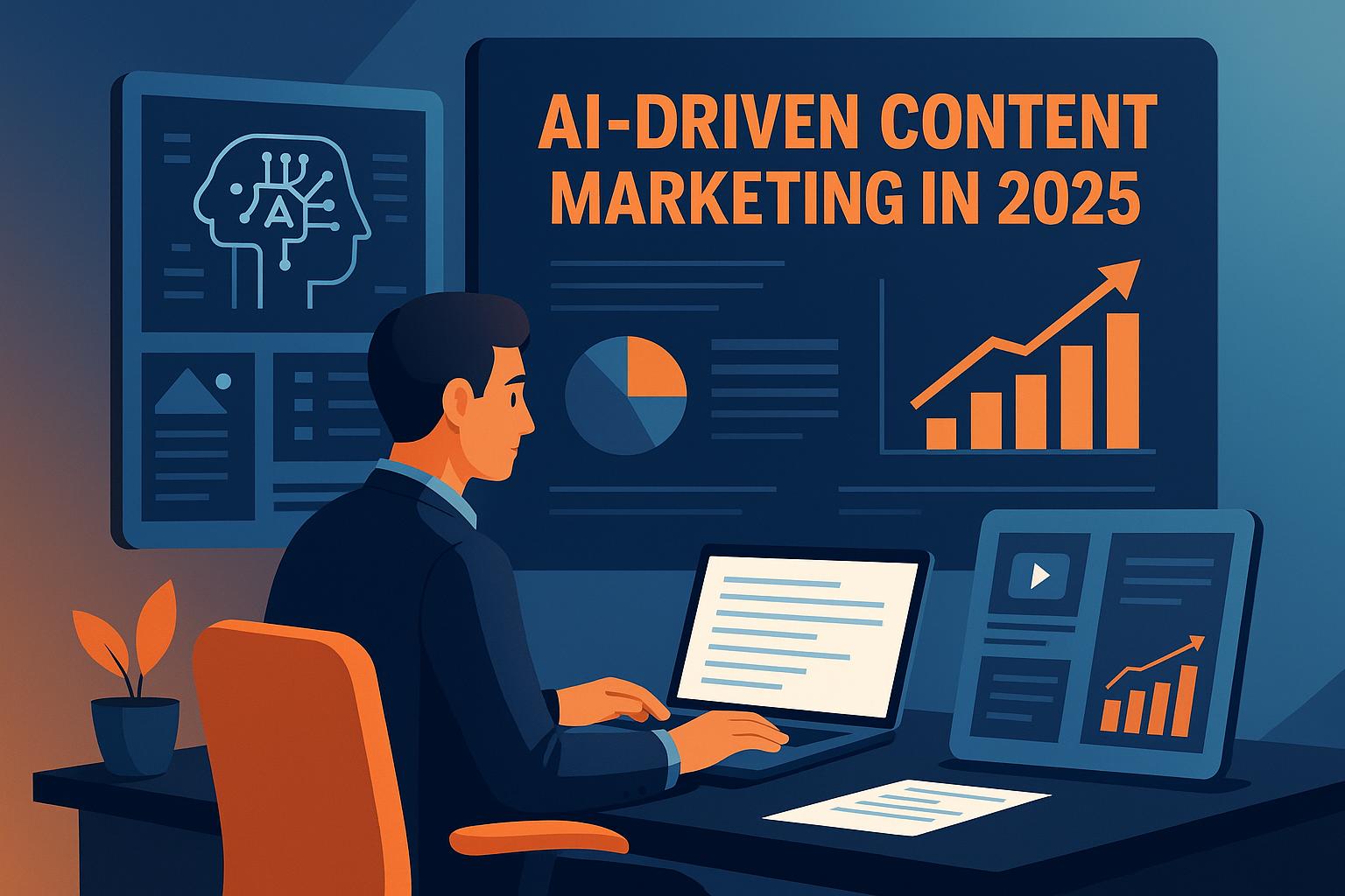 AI-driven content marketing strategy by NetFast Australia in 2025 for higher conversions