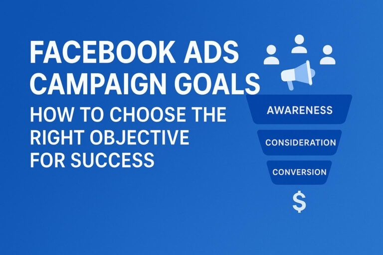 NetFast Australia guides you on Facebook Ads Campaign Goals to drive better results for business